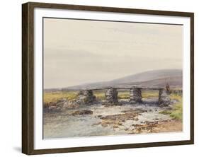 Cyclopean Bridge (Post Bridge, Dartmoor) , C.1895-96-Frederick John Widgery-Framed Giclee Print