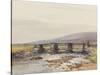 Cyclopean Bridge (Post Bridge, Dartmoor) , C.1895-96-Frederick John Widgery-Stretched Canvas