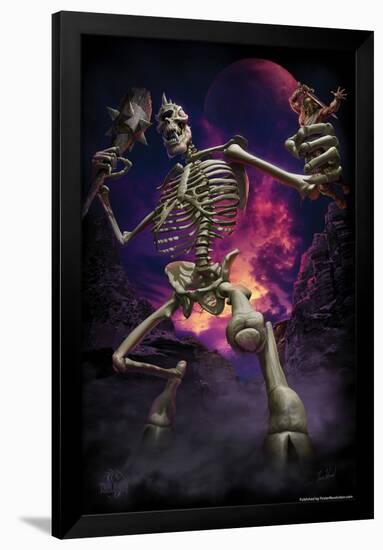 Cyclops Skeleton by Tom Wood Poster-Tom Wood-Framed Poster