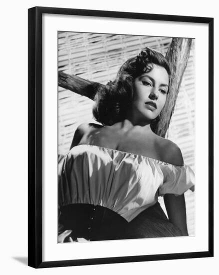 CYD CHARISSE, 1947- 1950 (b/w photo)-null-Framed Photo