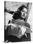 CYD CHARISSE, 1947- 1950 (b/w photo)-null-Stretched Canvas