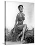 CYD CHARISSE in the 50's (b/w photo)-null-Stretched Canvas