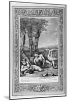 Cygnus Transformed into a Swan and Phaeton's Sisters into Poplars, 1733-Bernard Picart-Mounted Giclee Print