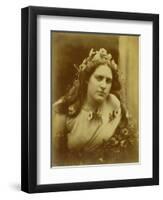 Cylene Wilson, C.1867-Julia Margaret Cameron-Framed Premium Giclee Print