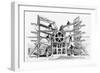 Cylinder Printing Press invented by Richard March Hoe-null-Framed Giclee Print