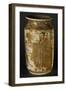 Cylindrical Vessel Depicting a Sage-null-Framed Giclee Print