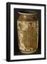 Cylindrical Vessel Depicting a Sage-null-Framed Giclee Print