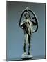 Cyma, Bronze Figurine of Athlete Cutting a Lock of His Hair-null-Mounted Giclee Print