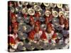 Cymbals Performance at Chinese New Year Celebration, Beijing, China-Keren Su-Stretched Canvas