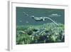 Cymbospondylus, a Very Large and Early Triassic Ichthyosaur-Stocktrek Images-Framed Art Print