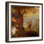 Cymon and Iphigenia, 1630-1640-Cornelis van Poelenburgh-Framed Giclee Print