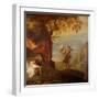 Cymon and Iphigenia, 1630-1640-Cornelis van Poelenburgh-Framed Giclee Print