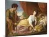 Cymon and Iphigenia, 1773-Benjamin West-Mounted Giclee Print