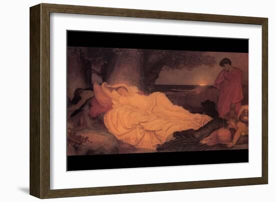 Cymon and Iphigenia-Frederick Leighton-Framed Art Print