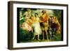 Cymon and Iphigenia-John Everett Millais-Framed Art Print