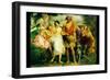 Cymon and Iphigenia-John Everett Millais-Framed Art Print