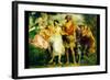 Cymon and Iphigenia-John Everett Millais-Framed Art Print