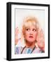 CYNDI LAUPER. "vibes" [1988], directed by KEN KWAPIS.-null-Framed Photographic Print