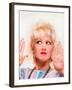 CYNDI LAUPER. "vibes" [1988], directed by KEN KWAPIS.-null-Framed Photographic Print