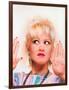 CYNDI LAUPER. "vibes" [1988], directed by KEN KWAPIS.-null-Framed Photographic Print