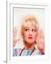 CYNDI LAUPER. "vibes" [1988], directed by KEN KWAPIS.-null-Framed Photographic Print