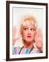 CYNDI LAUPER. "vibes" [1988], directed by KEN KWAPIS.-null-Framed Photographic Print