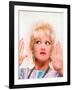 CYNDI LAUPER. "vibes" [1988], directed by KEN KWAPIS.-null-Framed Photographic Print
