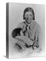 Cynthia Ann Parker with Her Daughter Prari Flower, C.1861-American Photographer-Stretched Canvas