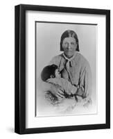 Cynthia Ann Parker with Her Daughter Prari Flower, C.1861-American Photographer-Framed Giclee Print