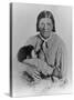 Cynthia Ann Parker with Her Daughter Prari Flower, C.1861-American Photographer-Stretched Canvas