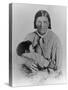 Cynthia Ann Parker with Her Daughter Prari Flower, C.1861-American Photographer-Stretched Canvas