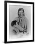 Cynthia Ann Parker with Her Daughter Prari Flower, C.1861-American Photographer-Framed Giclee Print