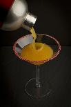 Liquid Refreshment Being Poured from a Silver Cocktails Shaker into a Sugar-Rimmed Martini Glass-Cynthia Classen-Photographic Print