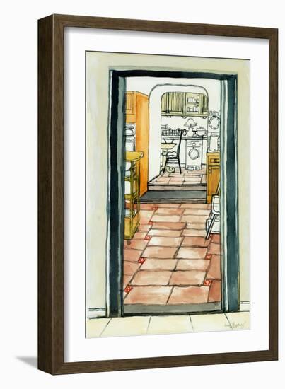 Cynthia's Kitchen, 2009-Joan Thewsey-Framed Giclee Print