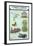 Cypress Gardens, South Carolina - Nautical Chart-Lantern Press-Framed Art Print