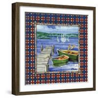 Cypress Lake I-Paul Brent-Framed Art Print