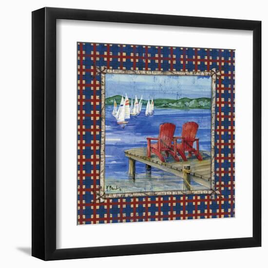 Cypress Lake II-Paul Brent-Framed Art Print