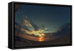 Cypress Sunrise I-Sebastien Lory-Framed Stretched Canvas