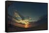 Cypress Sunrise I-Sebastien Lory-Framed Stretched Canvas