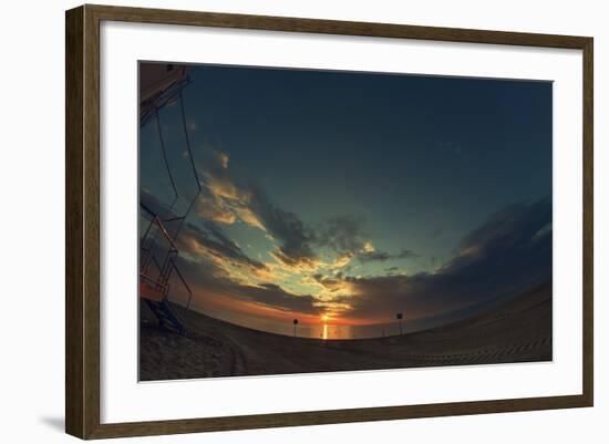 Cypress Sunrise I-Sebastien Lory-Framed Photographic Print