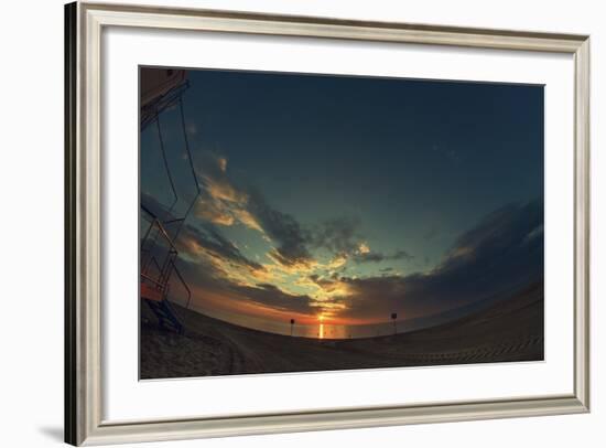 Cypress Sunrise I-Sebastien Lory-Framed Photographic Print