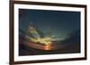 Cypress Sunrise I-Sebastien Lory-Framed Photographic Print