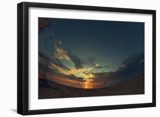 Cypress Sunrise I-Sebastien Lory-Framed Photographic Print