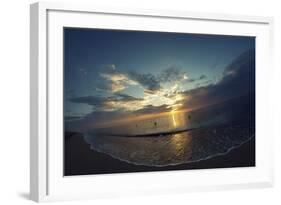 Cypress Sunrise II-Sebastien Lory-Framed Photographic Print