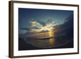 Cypress Sunrise II-Sebastien Lory-Framed Photographic Print