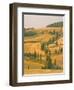 Cypress Trees Along Rural Road Near Pienza, Val D'Orica, Siena Province, Tuscany, Italy, Europe-Sergio Pitamitz-Framed Photographic Print