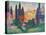 Cypress Trees at Cagnes-null-Stretched Canvas