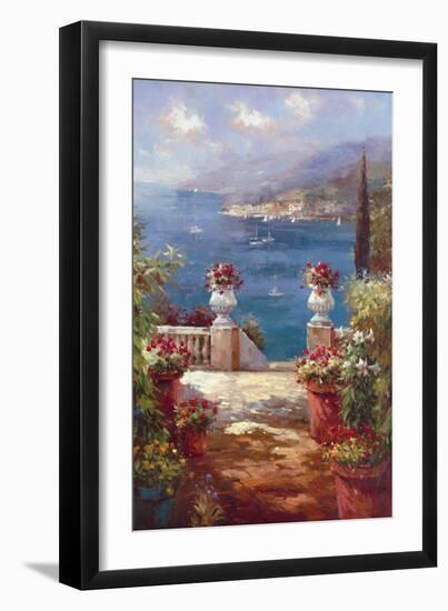 Cypress Vista-Peter Bell-Framed Art Print