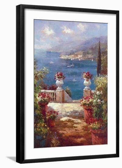 Cypress Vista-Peter Bell-Framed Art Print