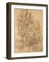 Cypresses, 1889 by Vincent Van Gogh-Vincent van Gogh-Framed Giclee Print